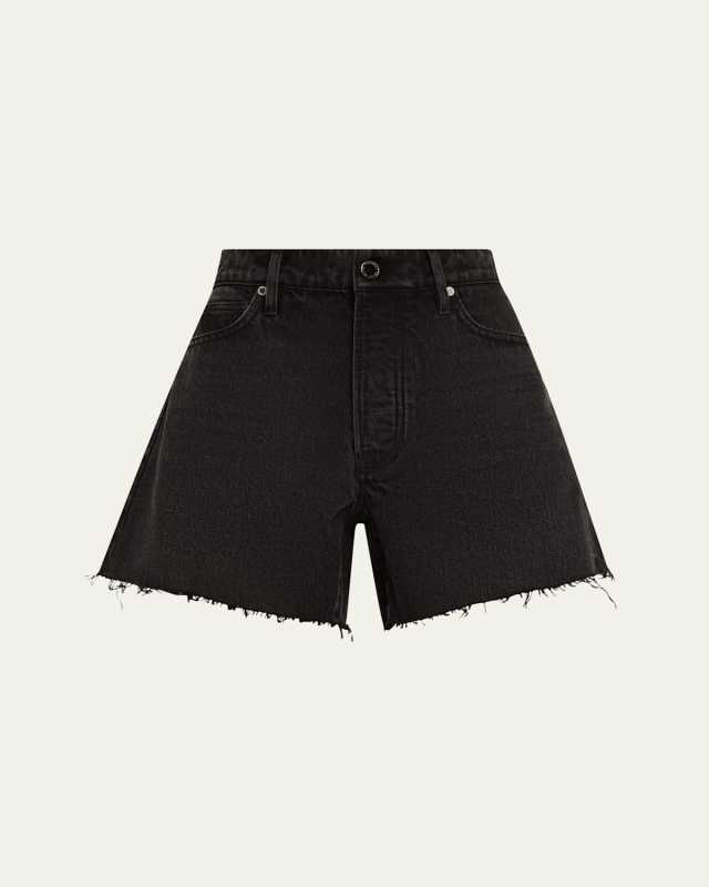 Ellis Mid-Rise Denim Shorts
